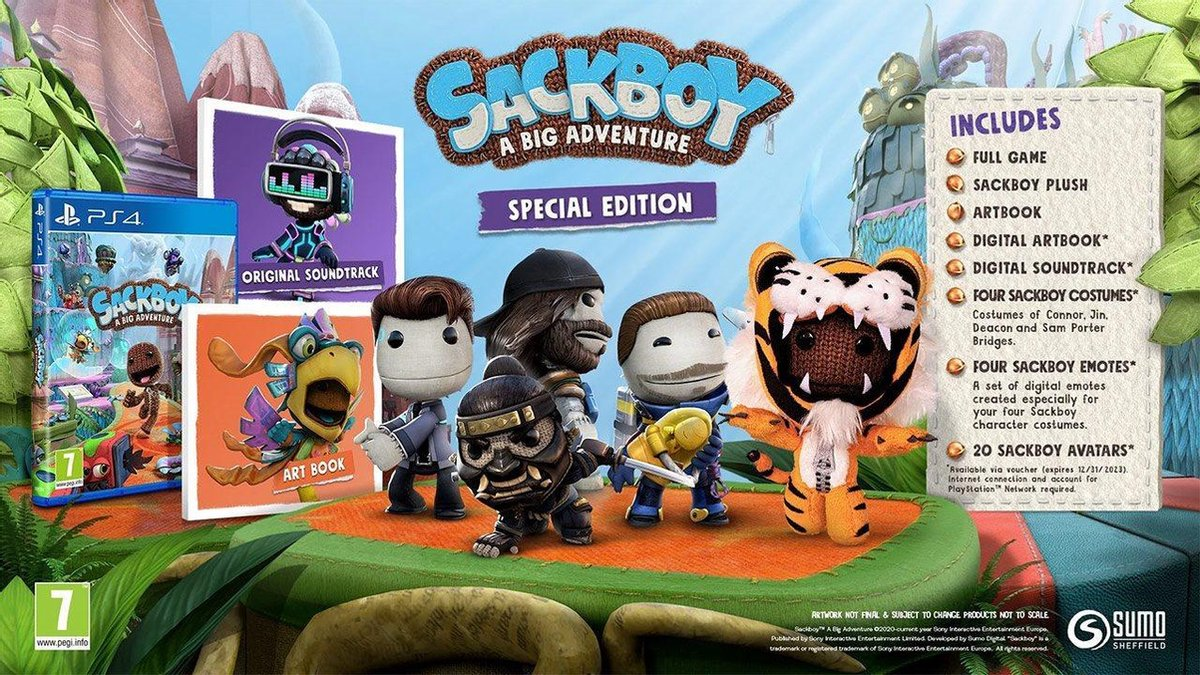 Sackboy: A Big Adventure Special Edition UK/FR PS4