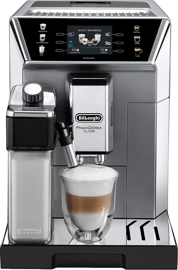 DE LONGHI  PrimaDonna Class (ECAM550.85.MS) - Volautomatische espressomachine - Zilver