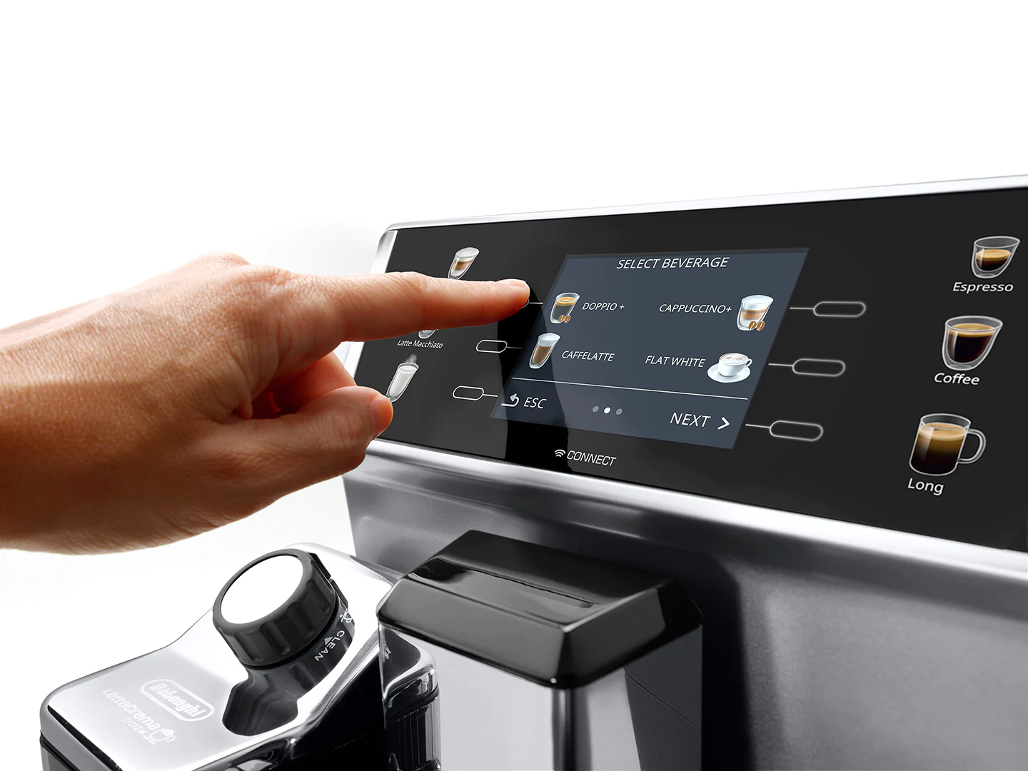 DE LONGHI  PrimaDonna Class (ECAM550.85.MS) - Volautomatische espressomachine - Zilver