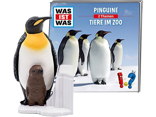 TONIES Was ist was - Pinguine/Tiere im Zoo [Versione tedesca] - Figura audio /D (Multicolore)