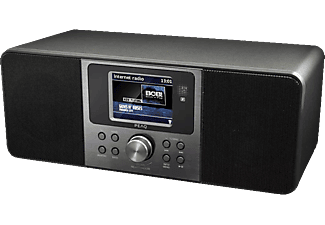 PEAQ PDR261BT-B - Digitalradio (DAB+, FM, Internet radio, Grau/Schwarz)