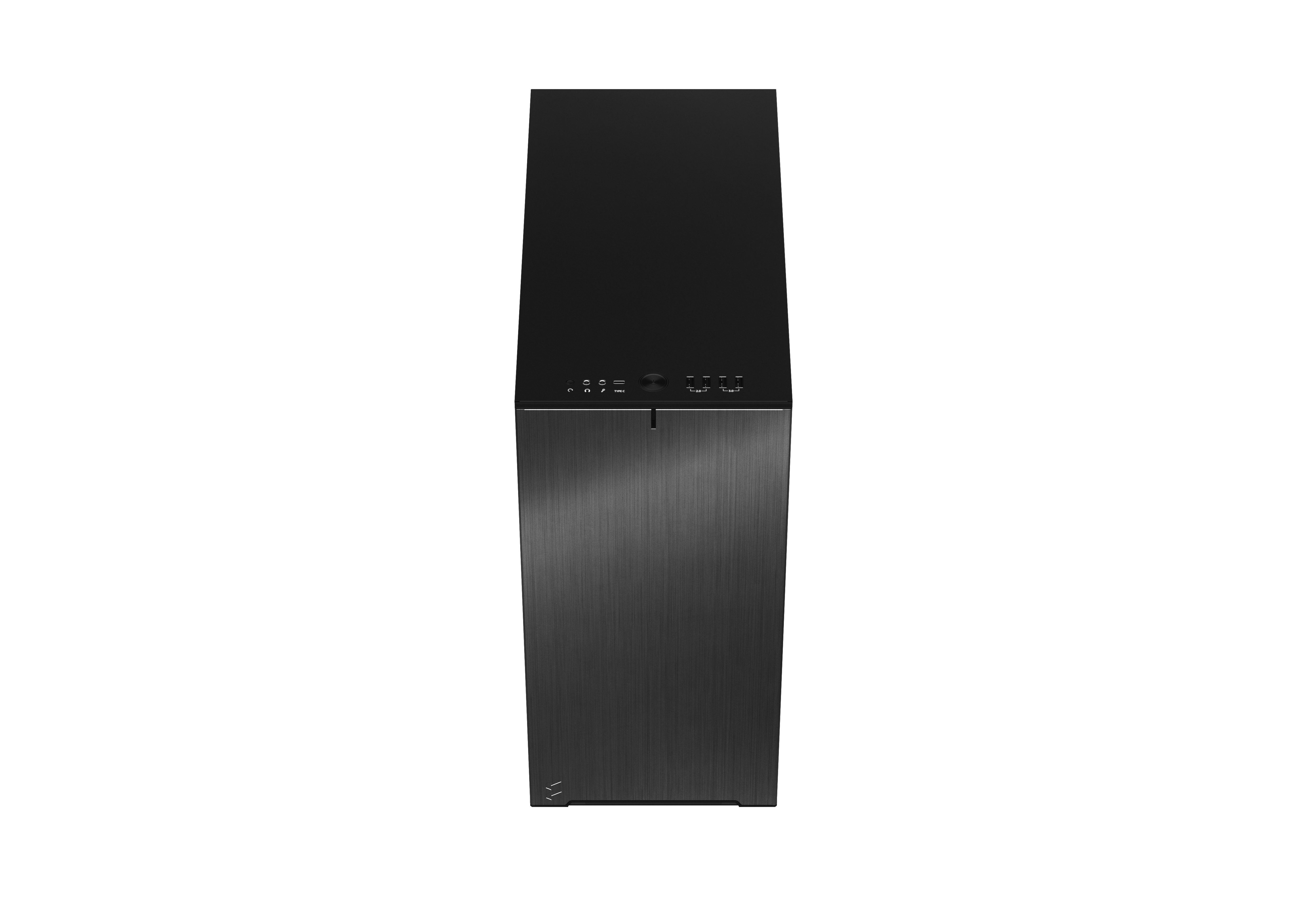 FRACTAL DESIGN Define 7 Compact PC-Gehäuse, Schwarz mit klarer Glaswand