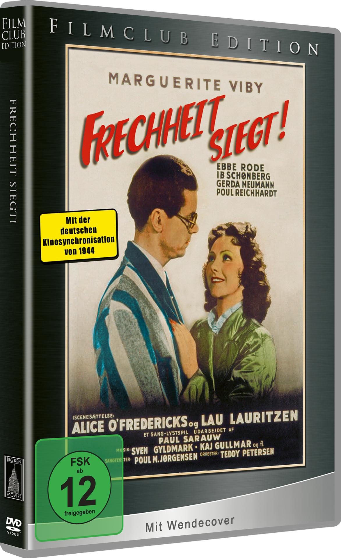 DVD-Cover mit Vintage-Filmplakat. Mann und Frau schauen sich an.