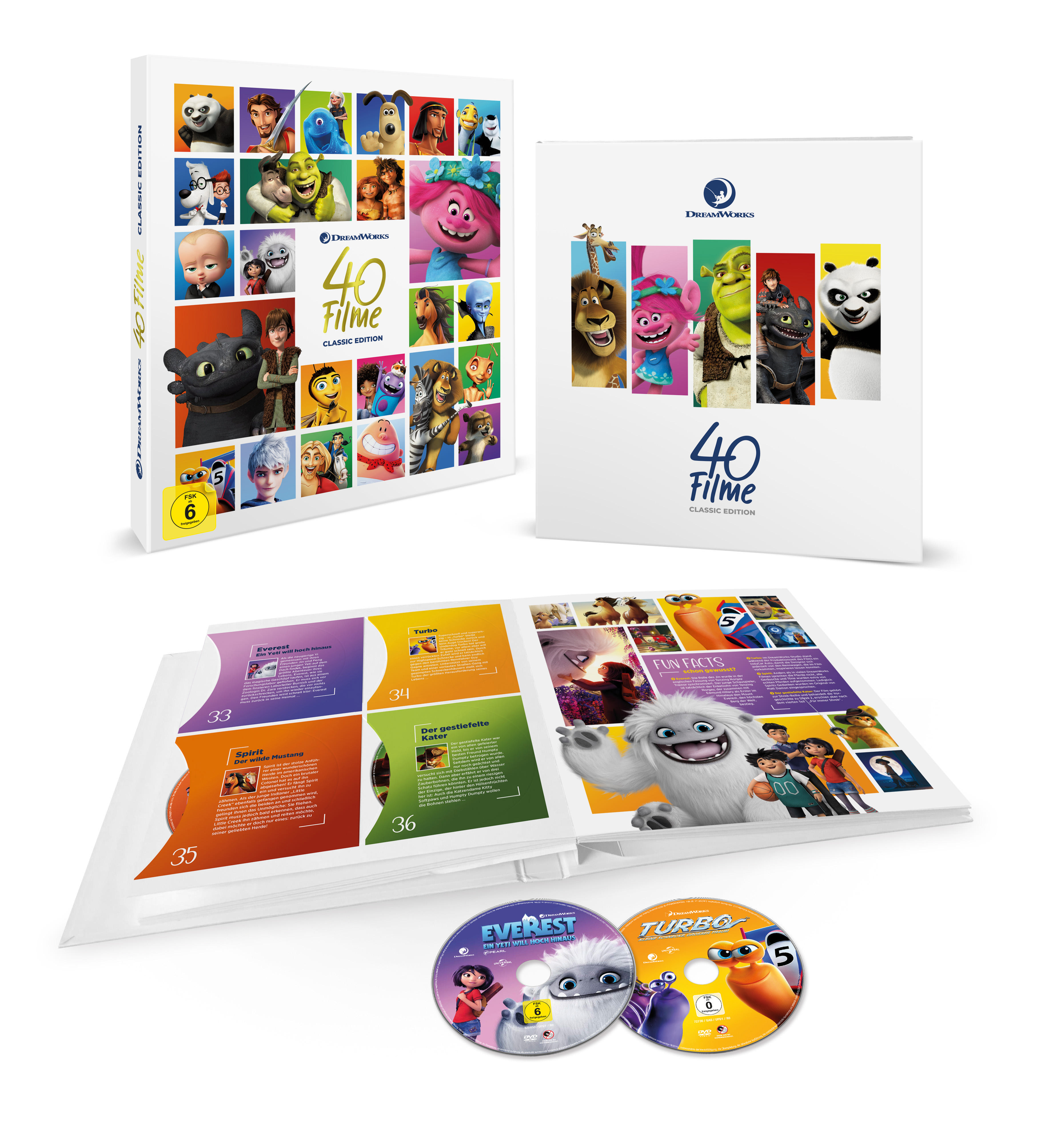 Dreamworks Classics Komplettbox - 40 Filme DVD