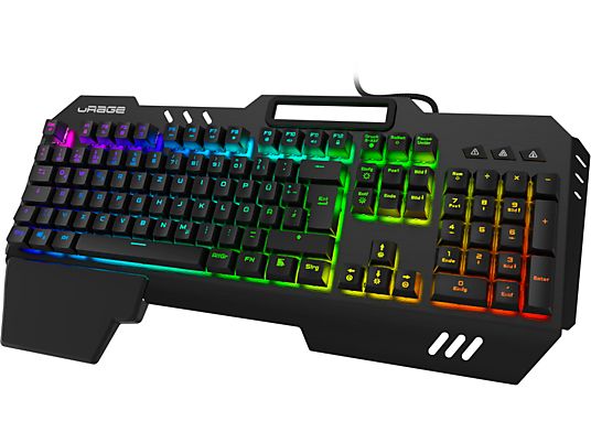 URAGE Exodus 800 Mechanical - Gaming Tastatur, Kabelgebunden, QWERTZ, Mechanisch, Schwarz