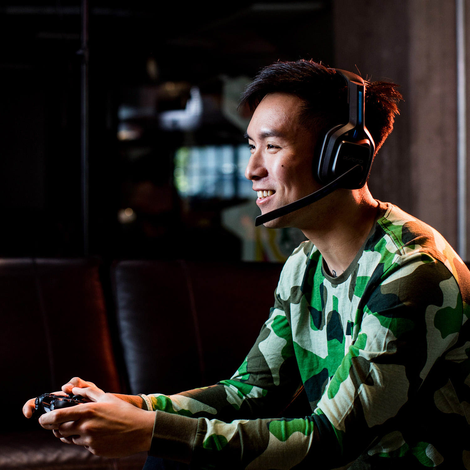 ASTRO GAMING A20 Wireless for PlayStation 4 und 5, Over-ear Gaming Headset Grau/Blau