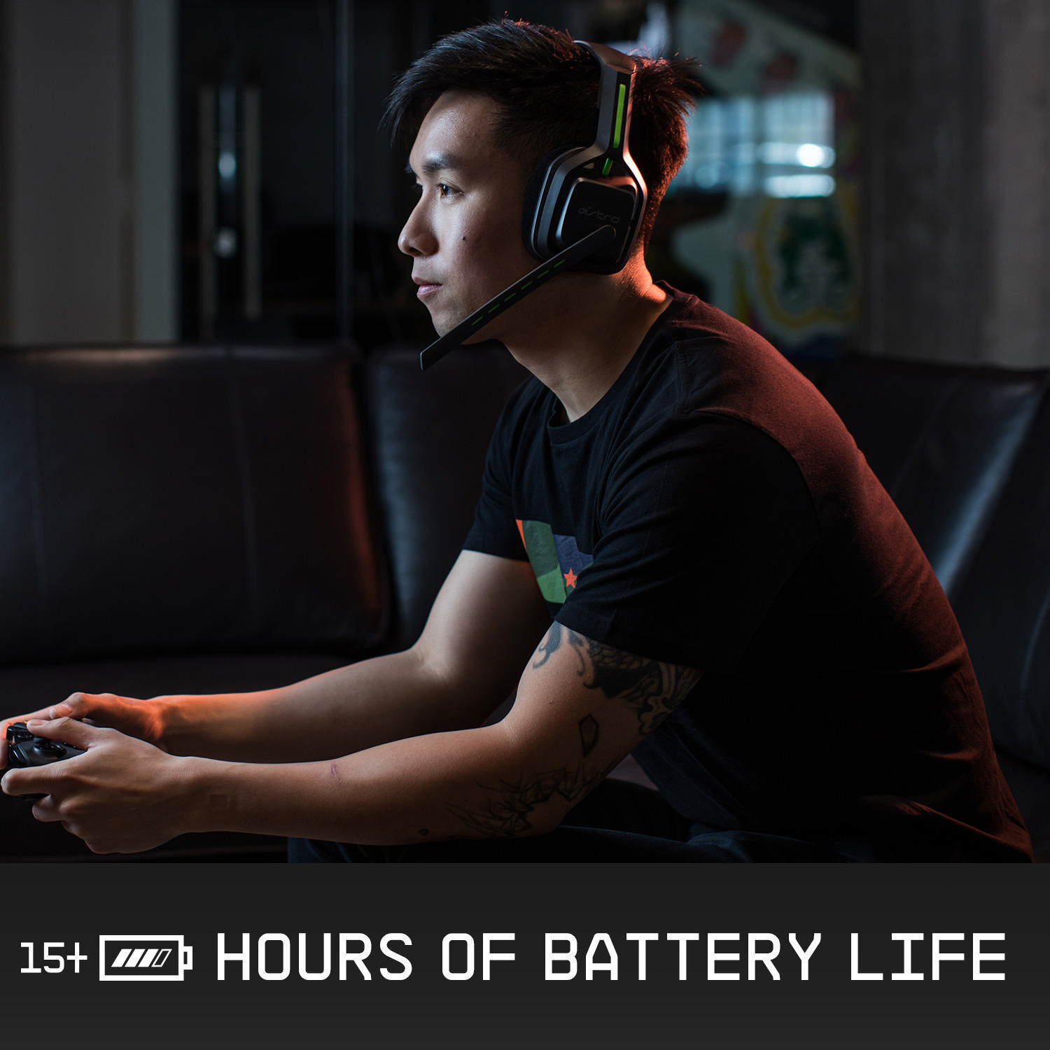 ASTRO GAMING A20 Wireless for PlayStation 4 und 5, Over-ear Gaming Headset Grau/Blau