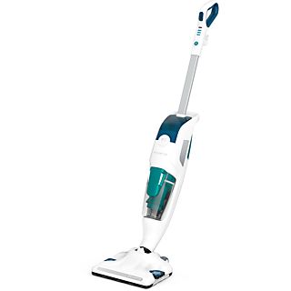 ROWENTA RY7777CH Clean & Steam - Dampf-Staubsauger (Weiss/Blau)