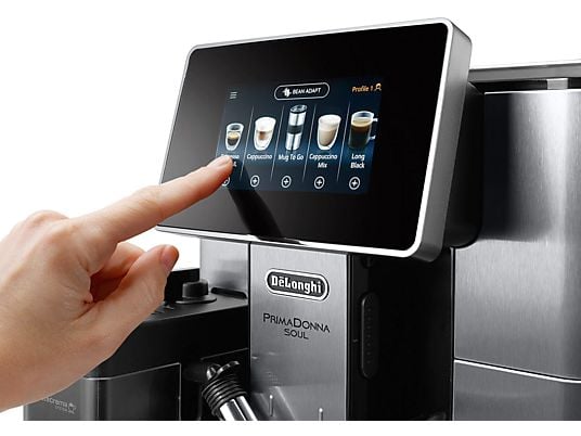 DE LONGHI Espressomachine PrimaDonna Soul (ECAM610.74.MB)