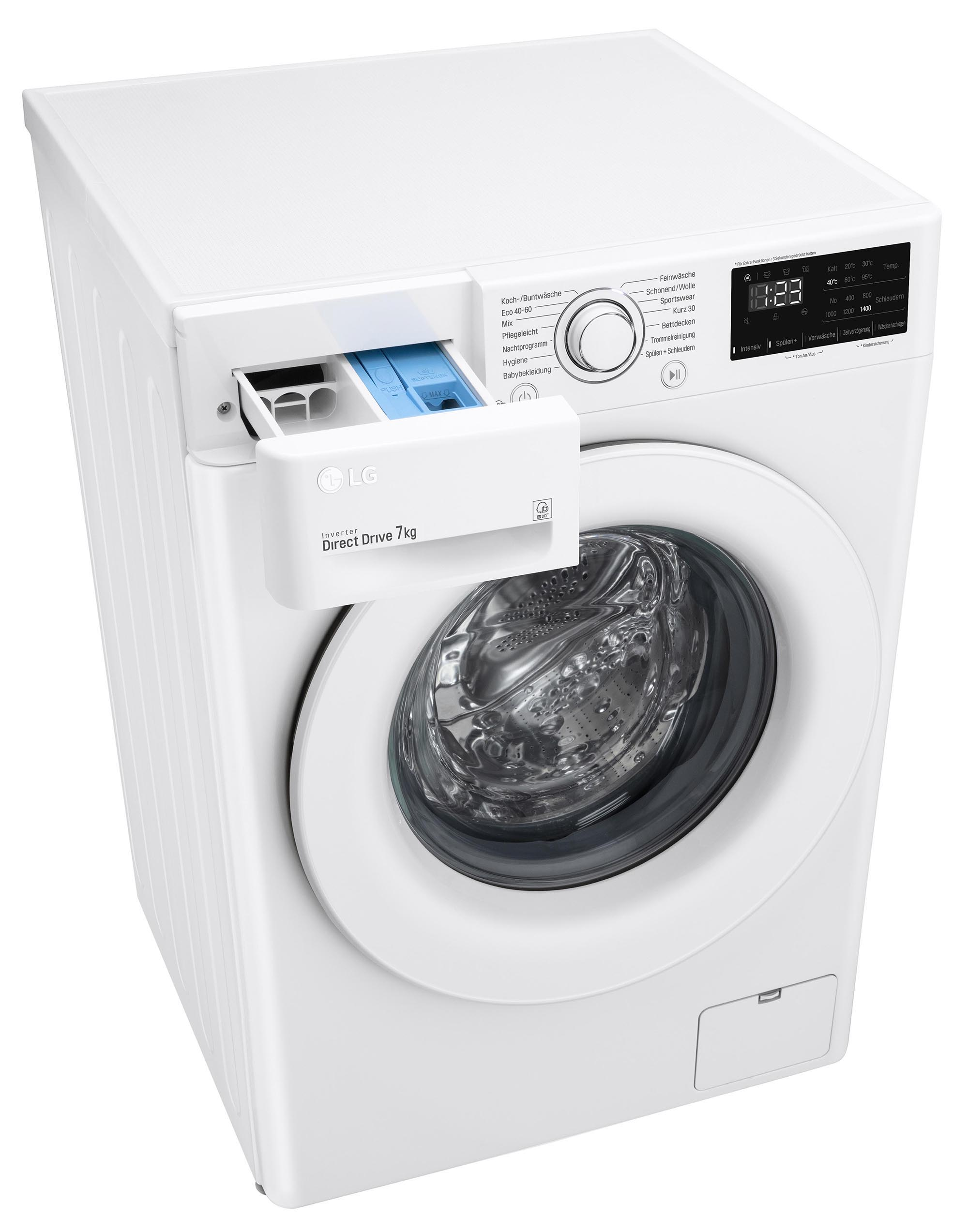 LG F14WM7LN0E Waschmaschine (7 kg, 1350 U/Min., D)