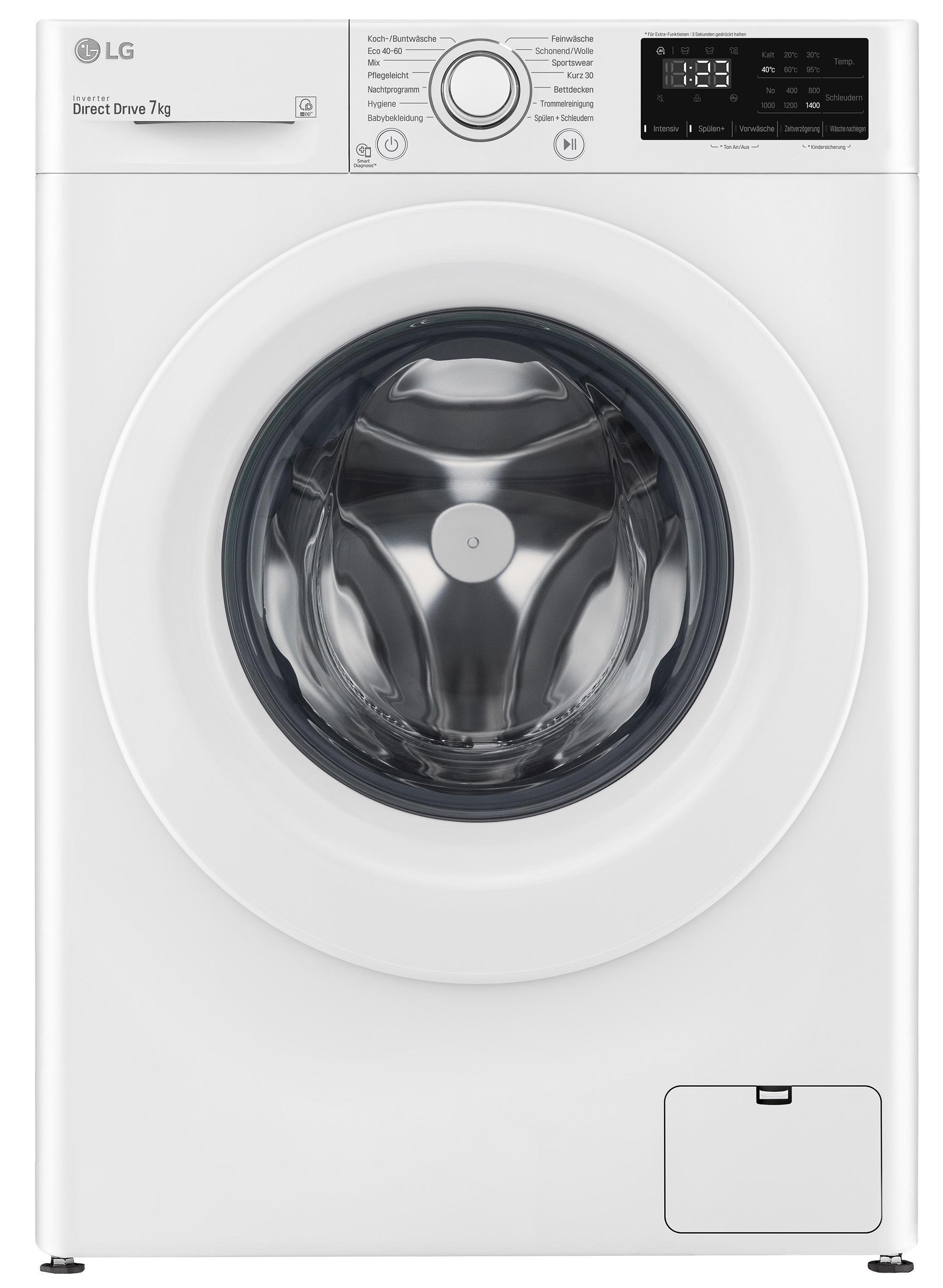 LG F14WM7LN0E Waschmaschine (7 kg, 1350 U/Min., D)
