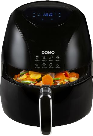 DOMO  DO533FR XXL - Hetelucht friteuse - Zwart - 1,5 kg - 2000 W