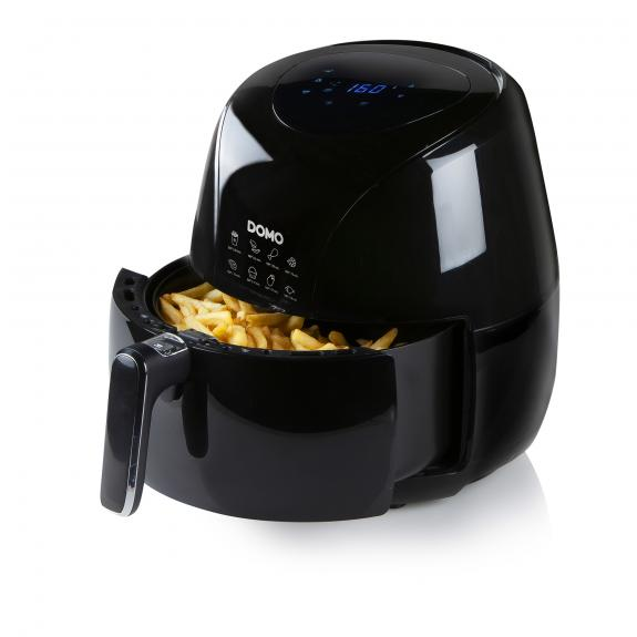 DOMO  DO533FR XXL - Hetelucht friteuse - Zwart - 1,5 kg - 2000 W