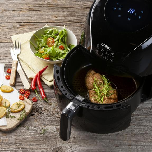 DOMO  DO533FR XXL - Hetelucht friteuse - Zwart - 1,5 kg - 2000 W