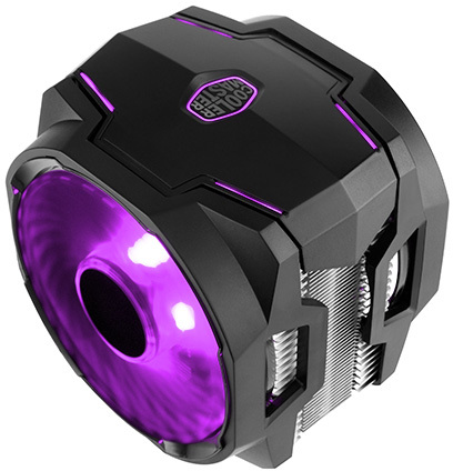 COOLER MASTER 120mm CPU-Kühler MasterAir MA610P RGB CPU Kühler, Schwarz