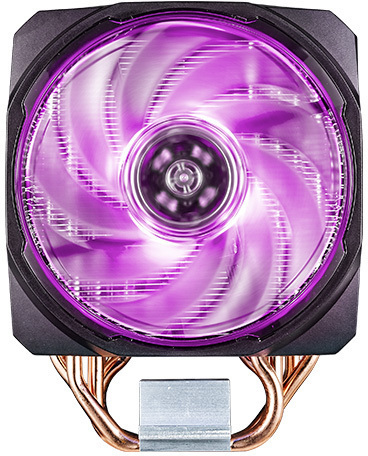 COOLER MASTER 120mm CPU-Kühler MasterAir MA610P RGB CPU Kühler, Schwarz
