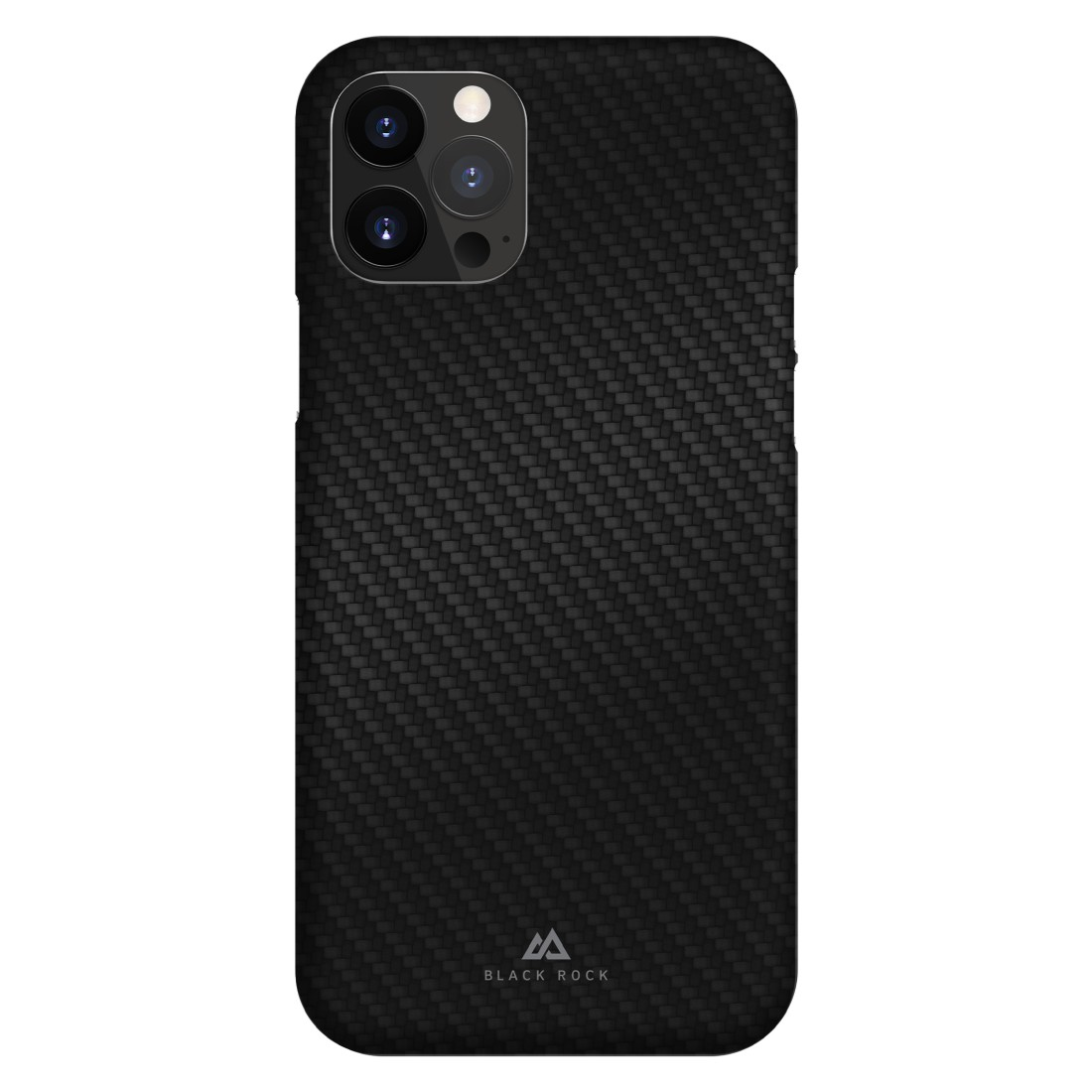 BLACK ROCK Ultra Thin Iced, Backcover, Apple, iPhone 12, iPhone 12 Pro, Schwarz