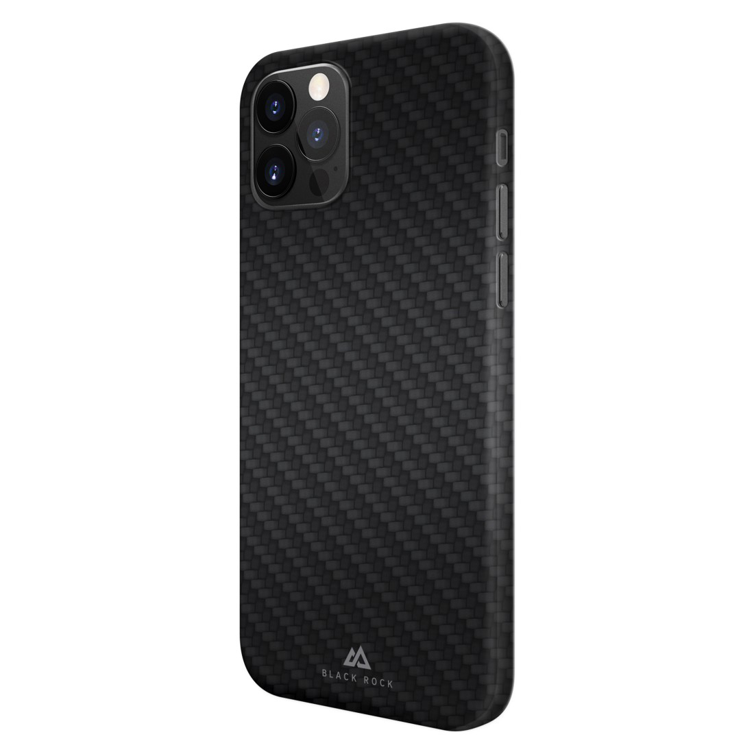BLACK ROCK Ultra Thin Iced, Backcover, Apple, iPhone 12, iPhone 12 Pro, Schwarz