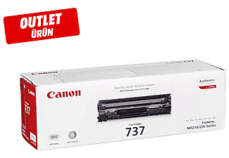 CANON 737 BK 2400 Sayfa Baskı Kapasiteli Toner Siyah Outlet 1138655