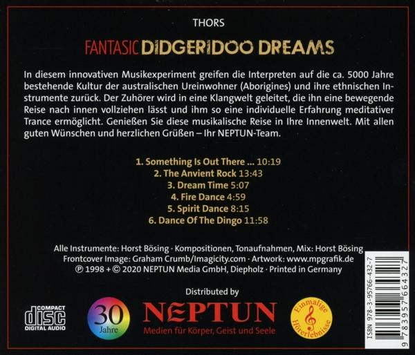 CD-Cover. Text in verschiedenen Schriftarten und Farben. Enthält Text in Deutsch und Englisch.