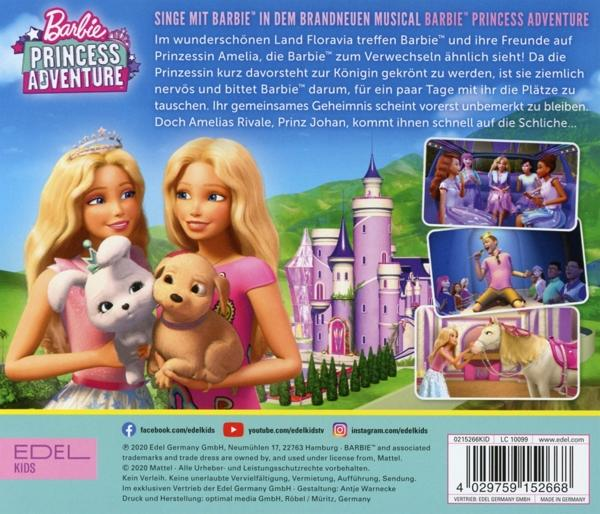 Barbie und Freunde auf buntem animiertem DVD-Cover.