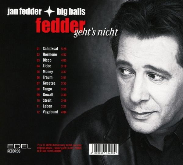 Jan & Fedder Geht\'s (CD) - Nicht - Fedder Balls Big