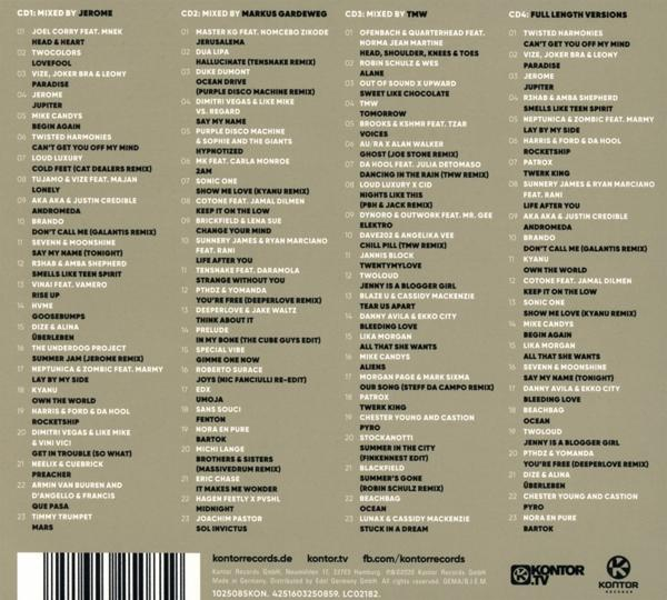 Ein mehrseitiges Dokument mit Musiklisten und Informationen zu Songs.