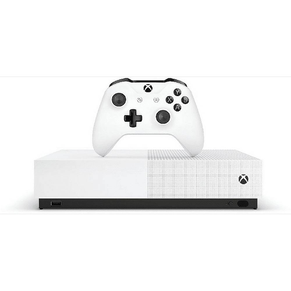 Consola - Xbox One S 1 TB, Digital Edition (Solo juegos digitales) Blanca + Fortnite, Minecraft y Sea of Thieves