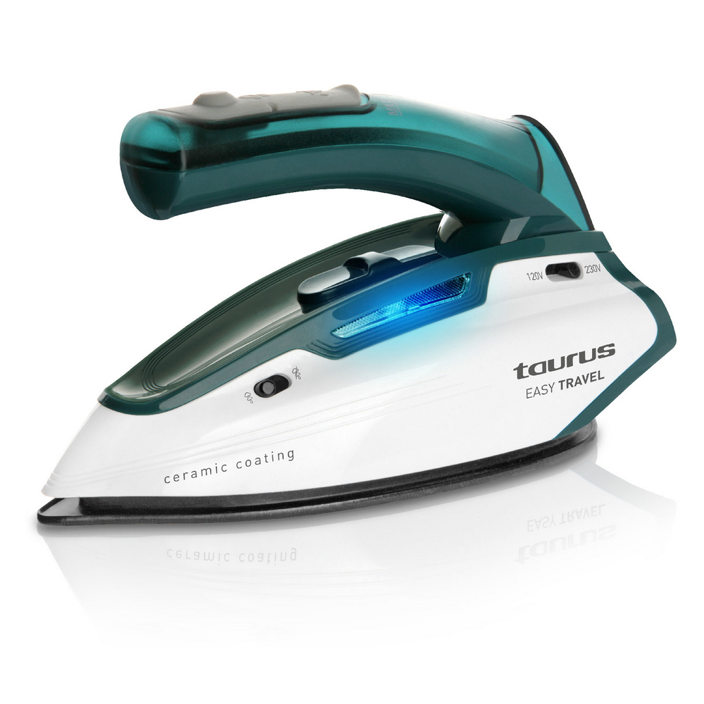 Plancha de viaje - Taurus EASY TRAVEL, Vapor, 1100 W, Planchado vertical