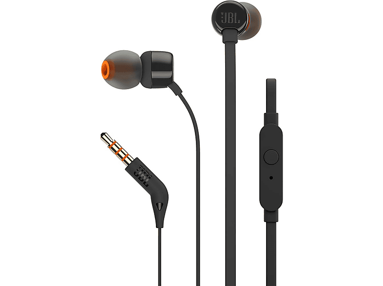 Auriculares JBL T110 Negro - Auriculares in ear cable con micrófono - Los  mejores precios