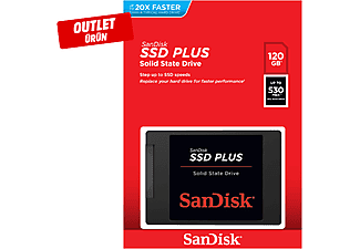 SANDISK 2.5" 120GB 530MB Okuma 400MB Yazma SSD Plus Outlet 1178578