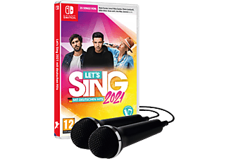 Let's Sing 2021 mit deutschen Hits (+ 2 Mics) - Nintendo Switch - Tedesco