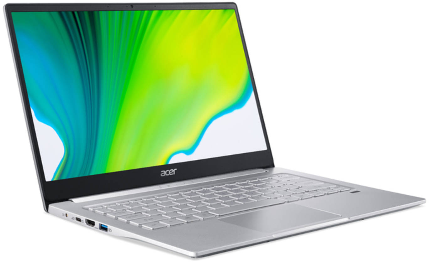 ACER Notebook Swift 3 SF314-59-707P, i7-1165G7, 16GB RAM, 1TB SSD, 14 Zoll FHD, Silber (NX.A0MEV.008) Notebook, 14 Zoll, Full-HD, Intel® Core™ i7-1165G7 Prozessor (12MB Cache, bis zu 4.70 GHz), 16 GB, 1000 GB SSD