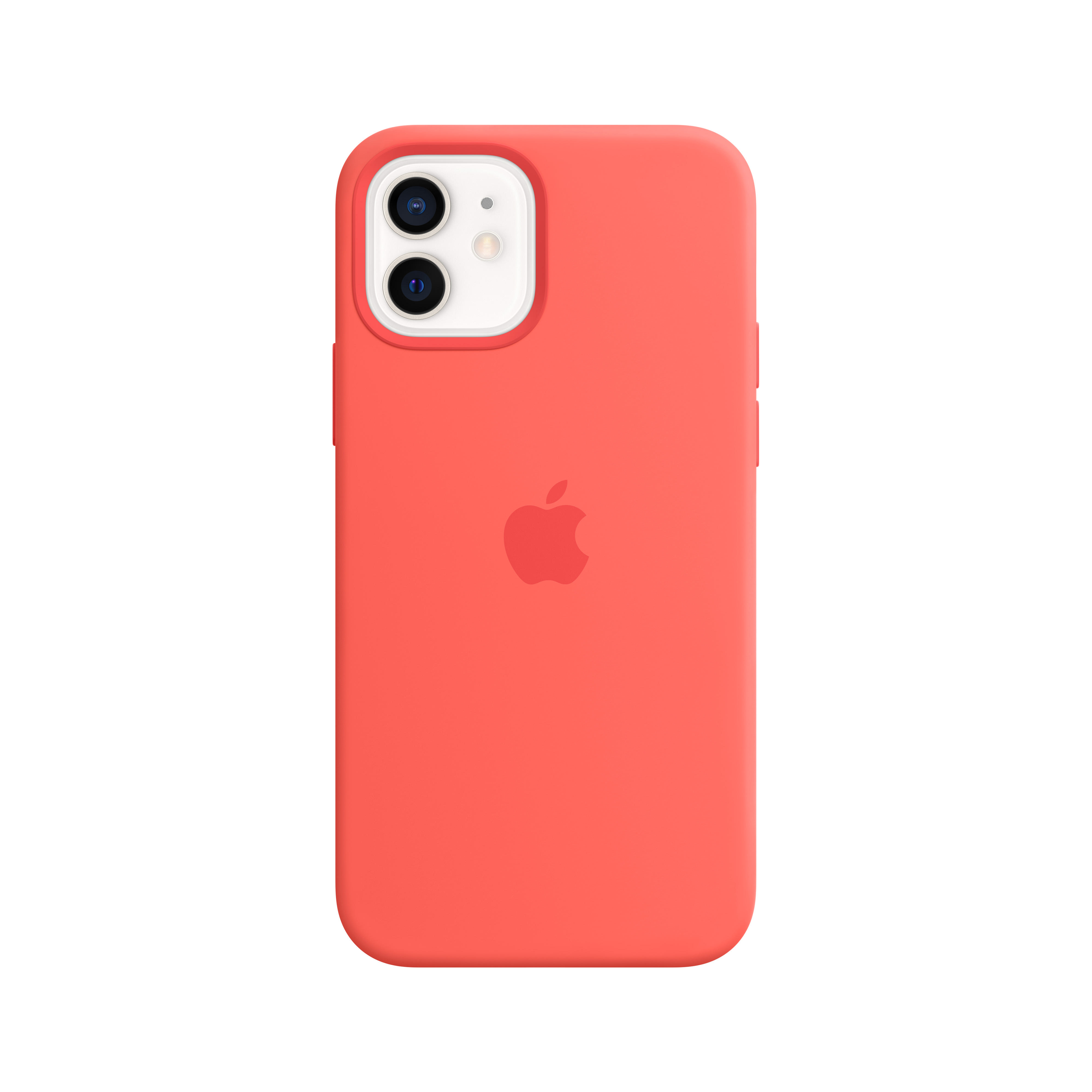 Rote iPhone 11 Hülle mit Apple-Logo.