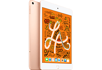 APPLE iPad mini (2019) WiFi + Cellular, Tablet, 256 GB, 7,9 Zoll, Gold