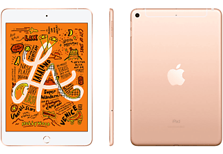 APPLE iPad mini (2019) WiFi + Cellular, Tablet, 256 GB, 7,9 Zoll, Gold