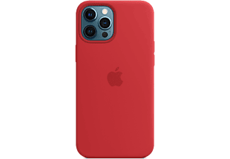 APPLE Silikon Case mit MagSafe - Schutzhülle (Passend für Modell: Apple iPhone 12 Pro Max)