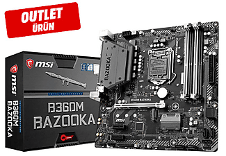 MSI B360M Bazooka Soket 1151 Ddr4 2666 Dvı Vga Hdmı Usb3.1 Matx Anakart Outlet 1181615