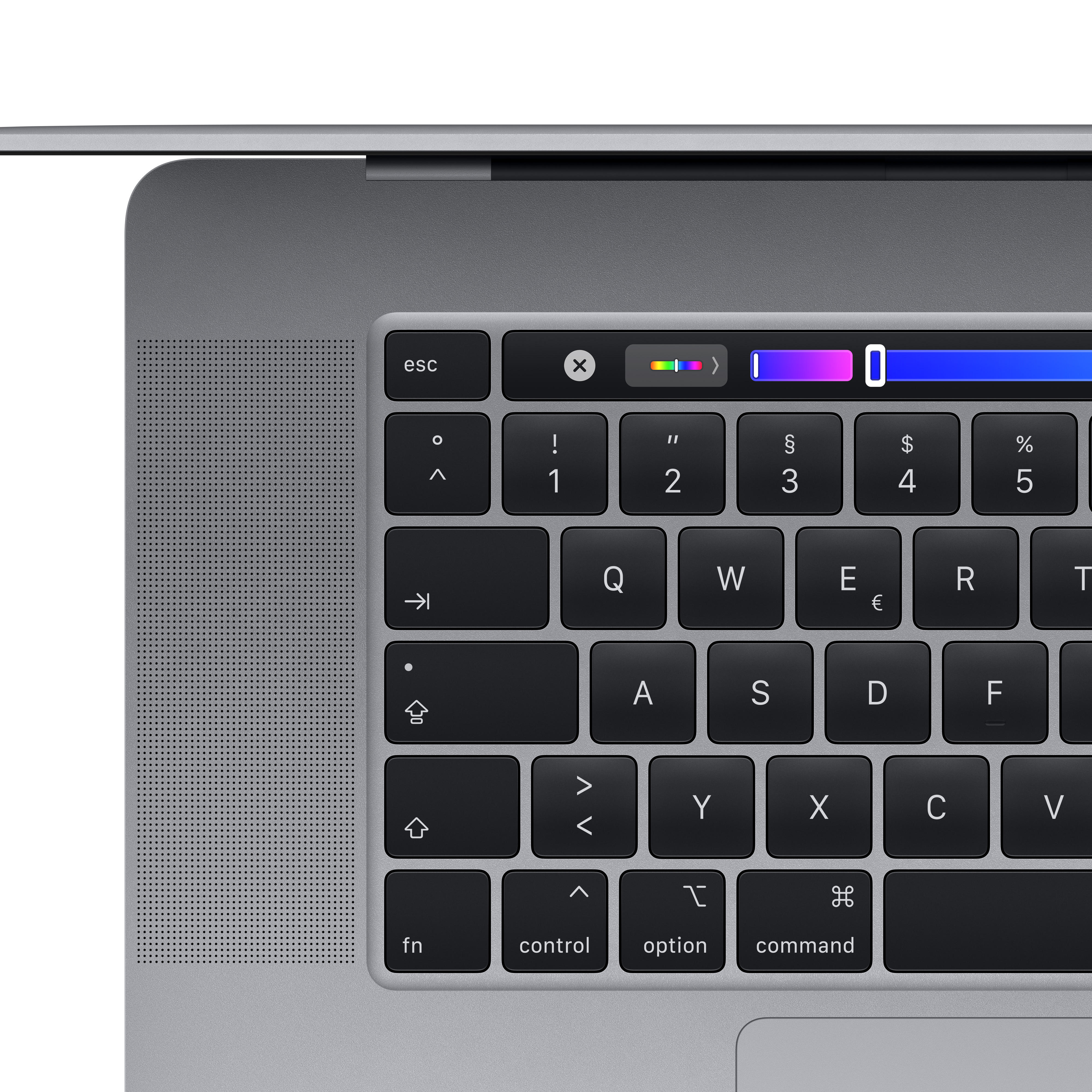 Nahaufnahme einer Laptop-Tastatur mit den Funktionstasten, Strg, Alt, Cmd und Esc.