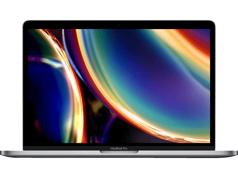APPLE MWP42D/A MacBook Space Iris® mit Plus Zoll GB Grau Pro, 13,3 GB SSD, Graphics, RAM, Intel®, Display, 16 macOS 512 Notebook, Intel®