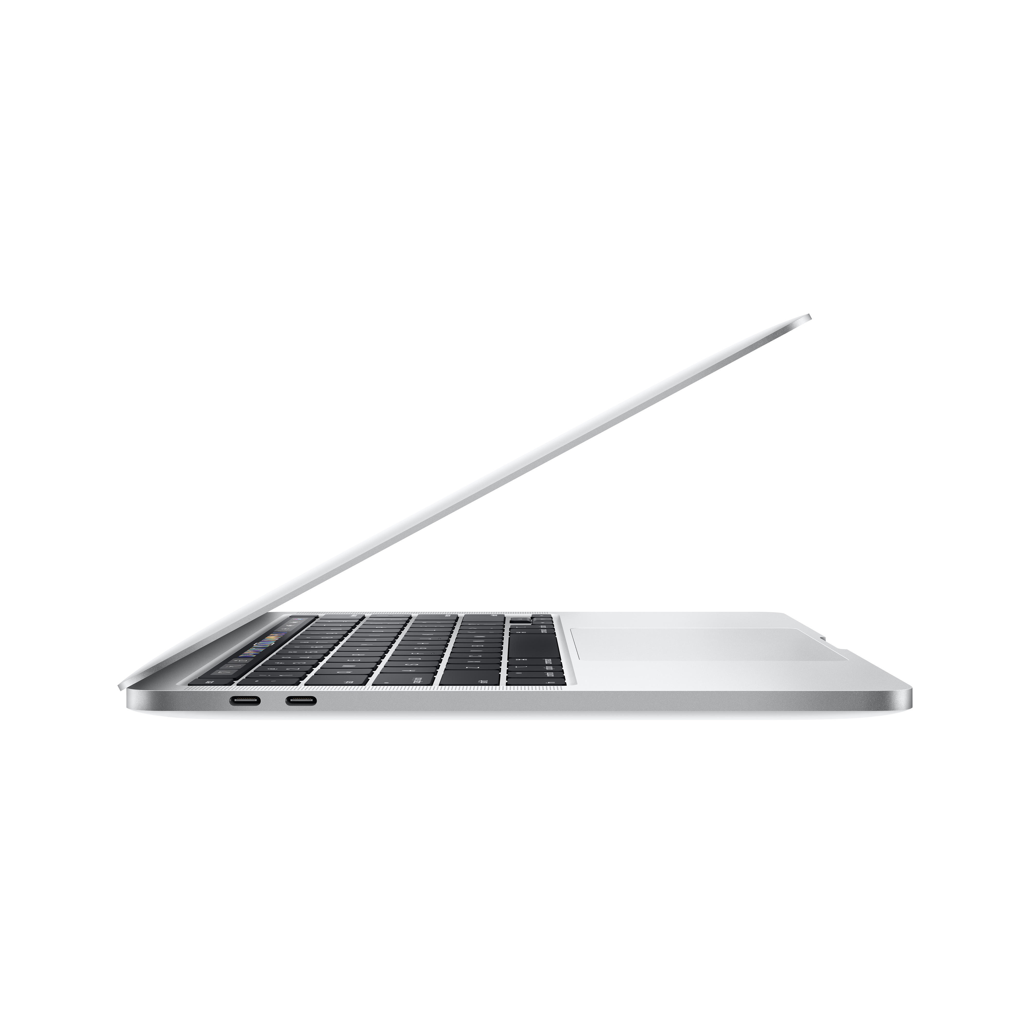 13,3 512 Iris Notebook Display, GB Prozessor, MWP72D/A-3887134 mit Core™ Grafik, Intel RAM, MacBook 16 GB Zoll Pro, APPLE Plus Silber i7 SSD, Intel®