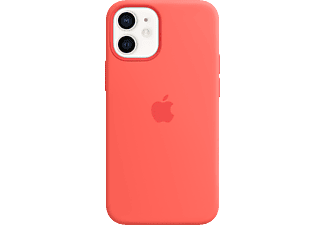 APPLE iPhone 12 mini Siliconen Case Citrusroze