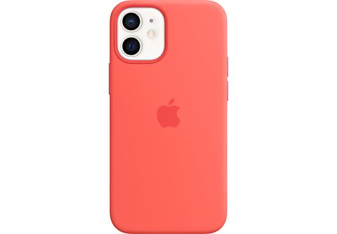APPLE iPhone 12 mini Siliconen Case Citrusroze
