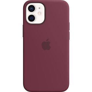 APPLE iPhone 12 mini Siliconen Case Pruimenpaars