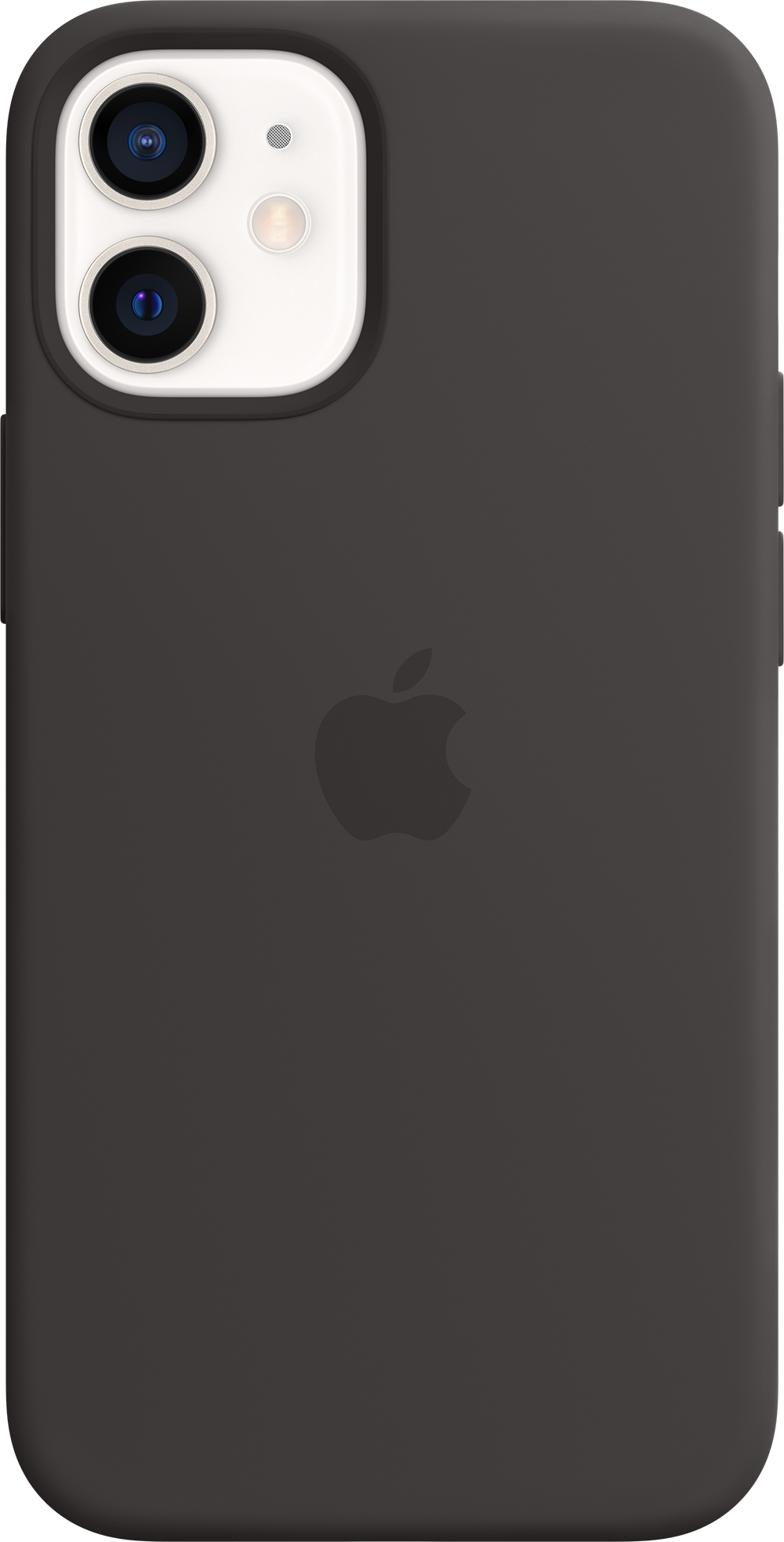 Apple Iphone 12 Mini Siliconen Case Zwart afbeelding