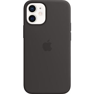 APPLE iPhone 12 mini Siliconen Case Zwart