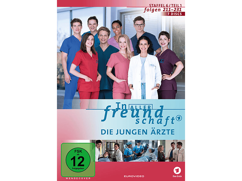 in aller freundschaft die jungen arzte staffel 6 teil 1 folgen 211 232 dvd online kaufen mediamarkt