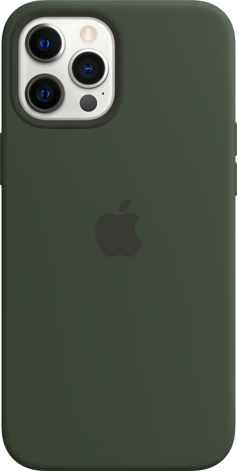 APPLE iPhone 12 Pro Max Siliconen Case Cyprusgroen