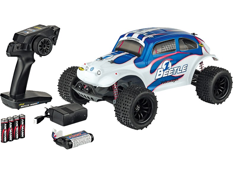 Mehrfarbig RTR VW Spielzeugmodell, CARSON FE 1:10 Beetle 2.4G 100%