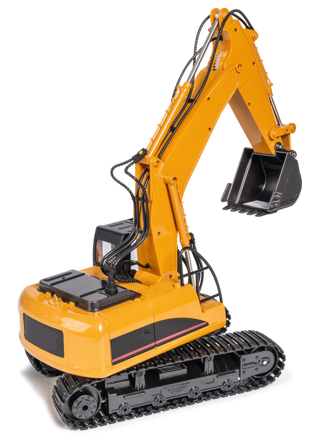 CARSON 1:16 Raupenbagger 15 Kanal 2.4G RTR Spielzeugmodell, Gelb